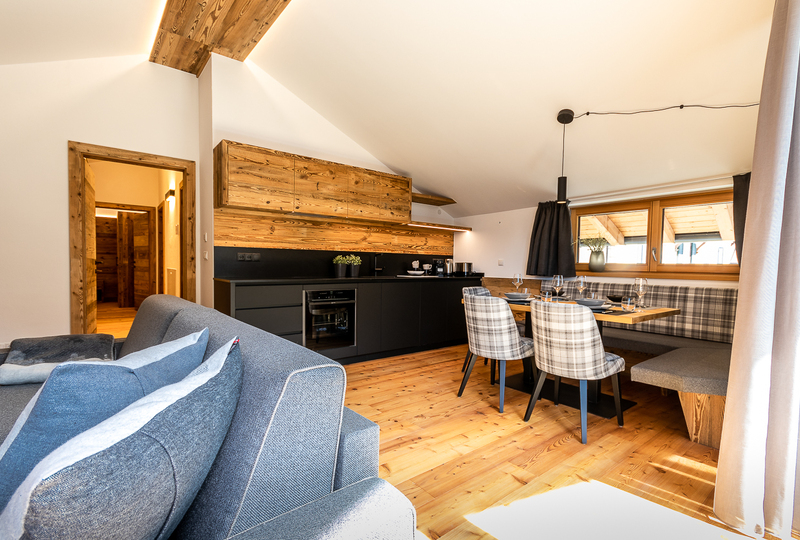 Kitchen and dining table